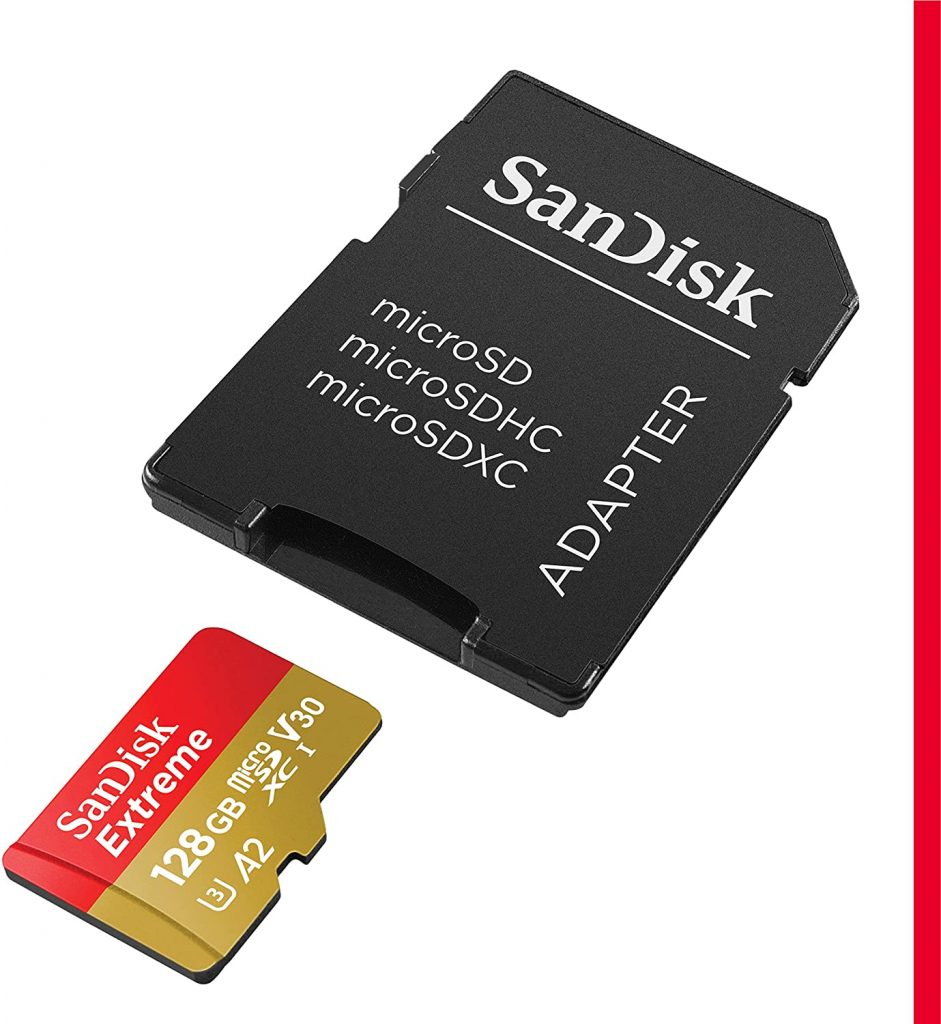 Tarjeta de memoria microSDXC de 128 GB SanDisk Extreme