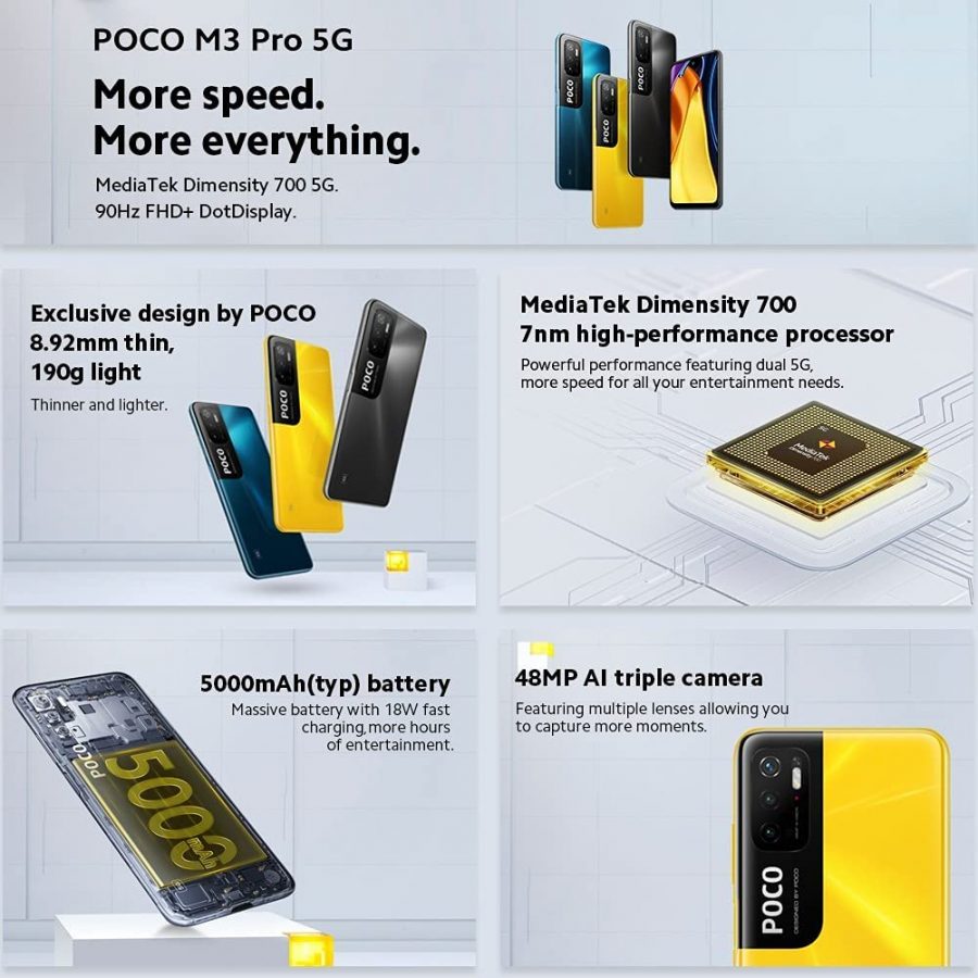 Smartphone Xiaomi Poco M3 Pro 5G